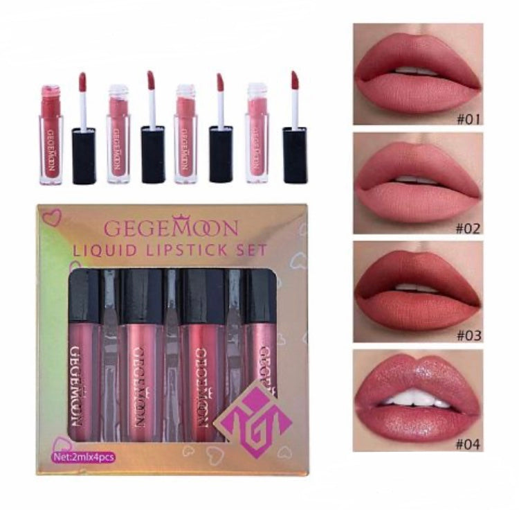Pack Of 4 New Pigmented Lip Gloss, Natural Colour Moisturizing Lip Gloss, High Quality Lip Gloss Pack Of 4 New Pigmented Lip Gloss, Natural Colour Moisturizing Lip Gloss, High Quality Lip Gloss